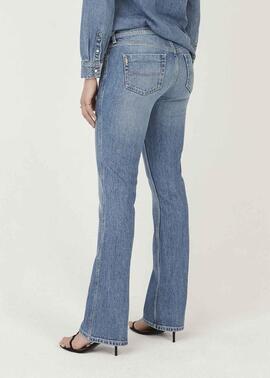 PANTALÓN VAQUERO PIPER BOOTCUT MID RISE 4VB STONE WASH