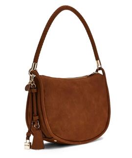 BOLSO AL HOMBRO DANYA HOBO DE ANTE COGNAC