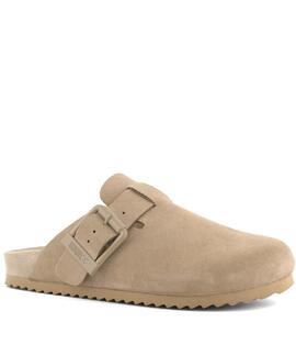 ZUECO SLOFI SABOT ANTE MONOCOLOR BEIGE