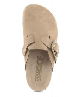 ZUECO SLOFI SABOT ANTE MONOCOLOR BEIGE