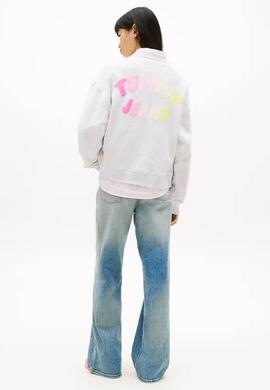 SUDADERA COLOR BUBBLE BOXY FIT ICE GREY HEATHER