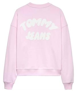 SUDADERA COLOR BUBBLE BOXY FIT PEARLY PINK