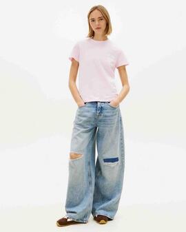 CAMISETA COLOR BUBBLE REGULAR FIT PEARLY PINK
