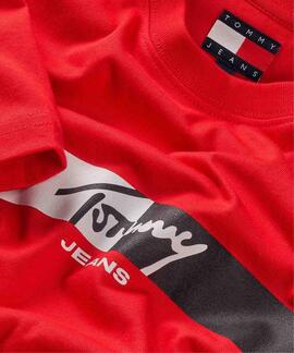 CAMISETA DE PUNTO CON LOGO DE FIRMA RAPID RED