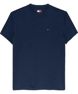 CAMISETA REGULAR FIT CON LOGO DE BANDERA DARK NIGHT NAVY