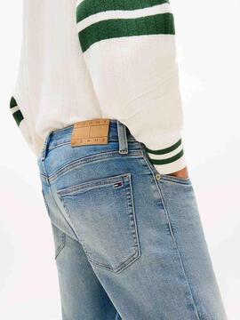PANTALÓN VAQUERO AUSTIN SLIM TAPERED BJ1237 DENIM MEDIUM