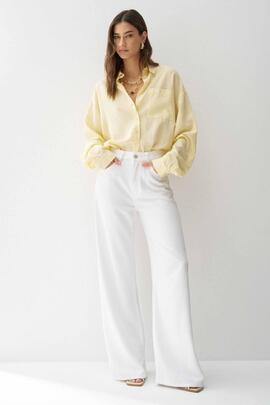 CAMISA LIGHTDENIM LOOSE FIT COLOR AMARILLO