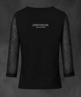 CAMISETA MANGA LARGA LASAL COFFEE LOVER NEGRO