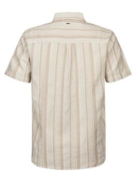 CAMISA DE MANGA CORTA A RAYAS RANGER LIGHT TAN