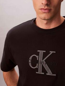 CAMISETA ELEVATED NONOGRAM RELAXED FIT BLACK