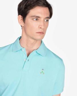 POLO DERIM TURQUOISE