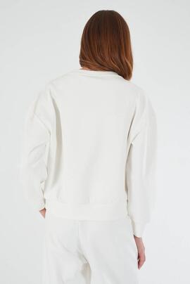 SUDADERA DE MUJER CON APLIQUES DE PEDRERÍA COLOR B