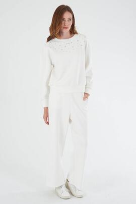 PANTALÓN DEPORTIVO DE MUJER COLOR BLANCO