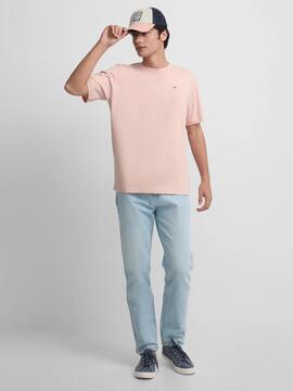 CAMISETA MINILOGO ROSA