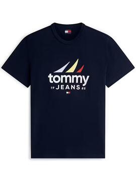 CAMISETA SAILING REGULAR FIT DARK NIGHT NAVY