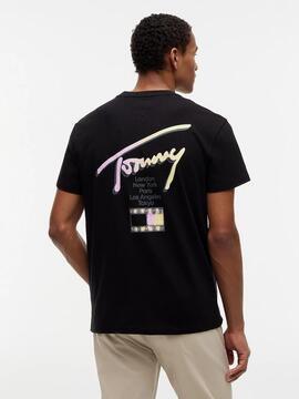 CAMISETA CITY SIGNATURE REGULAR FIT BLACK