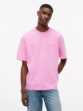 CAMISETA 90s NEW CLASSICS OVERSIZE FIT PINK DAISY